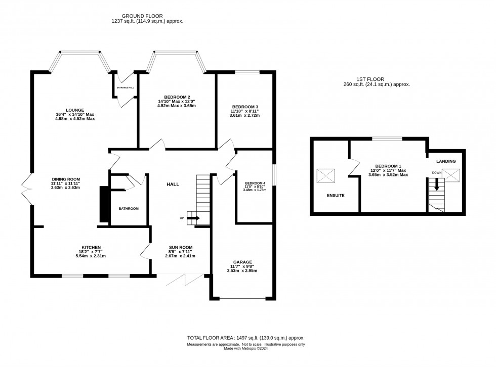 Floorplan for Red Lane, Appleton, Warrington