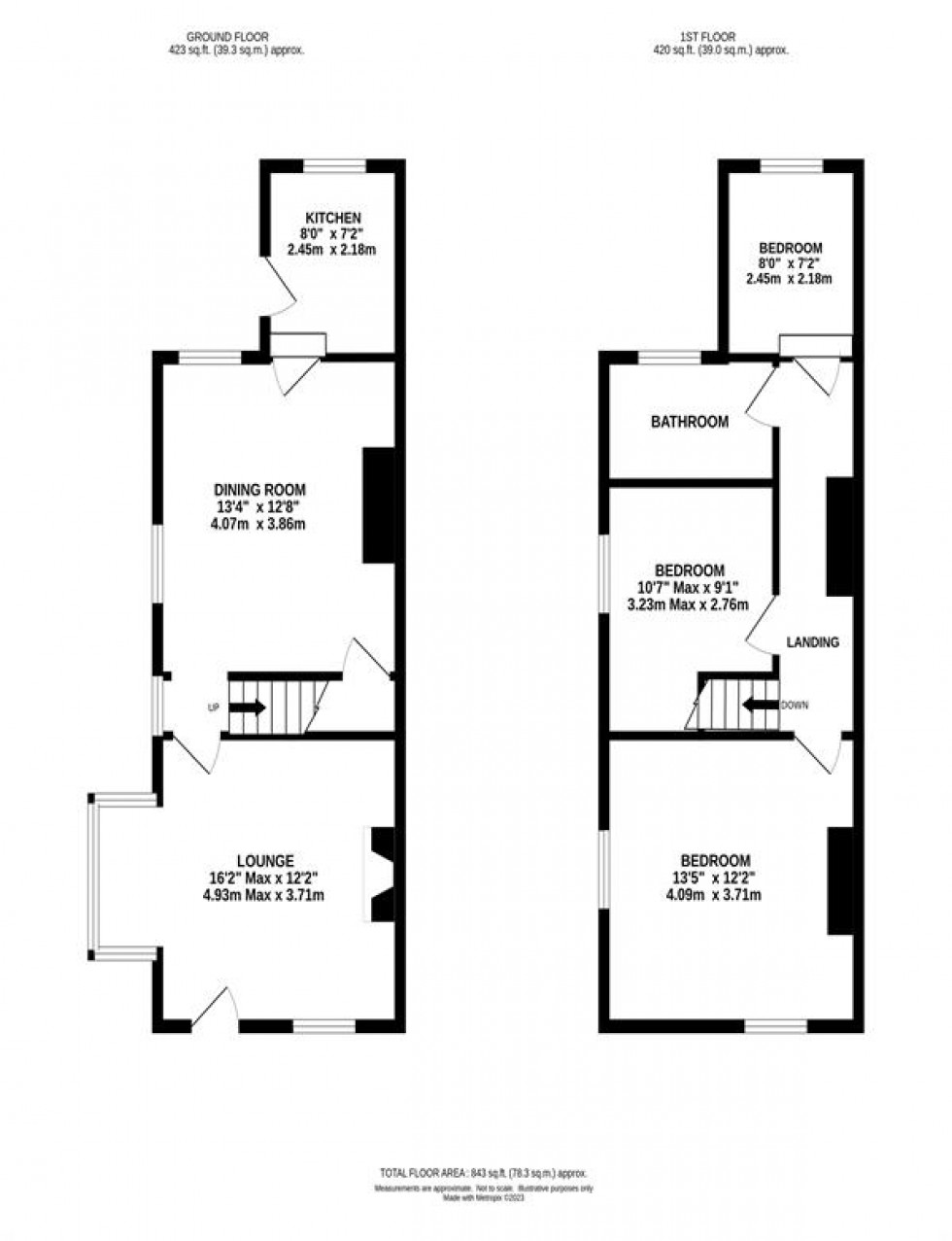 Floorplan for Leonard Street, Stockton Heath, Warrington