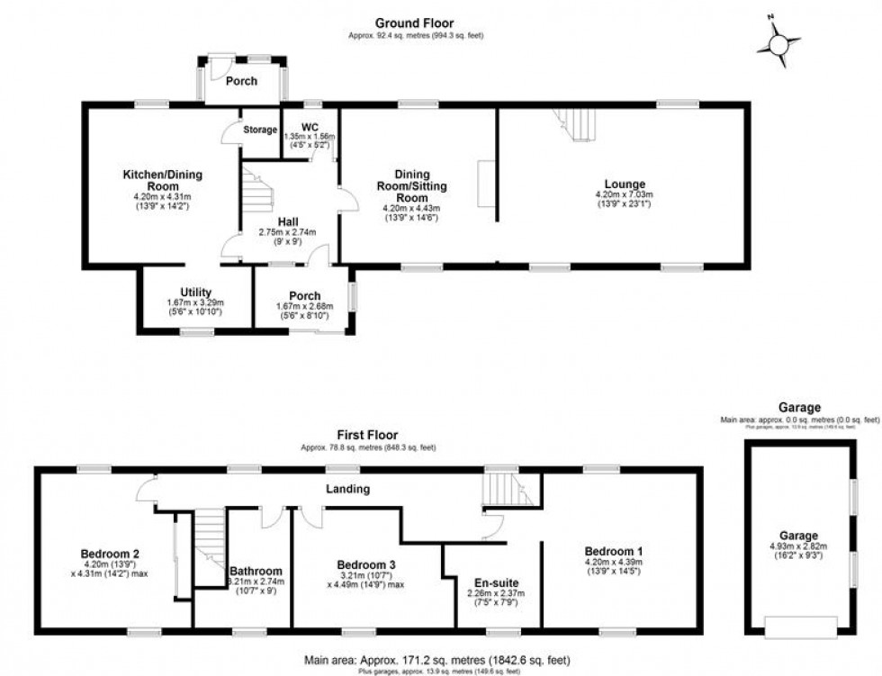 Floorplan for Bradley, Frodsham