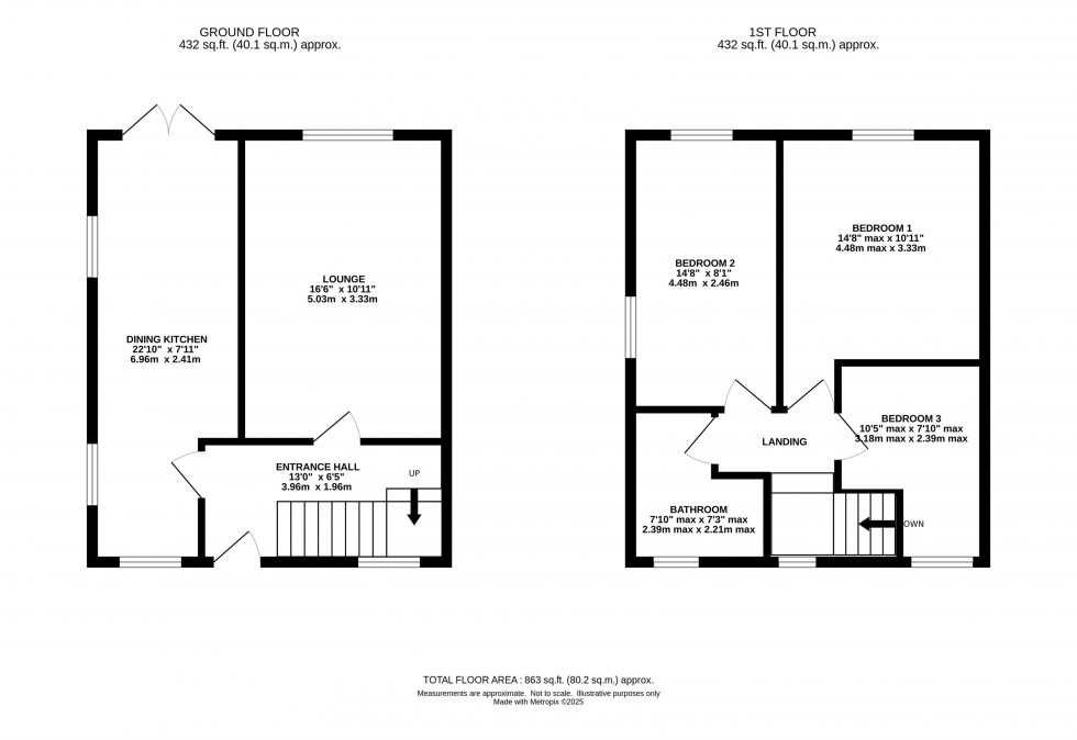 Floorplan for Heywood Close, Alderley Edge