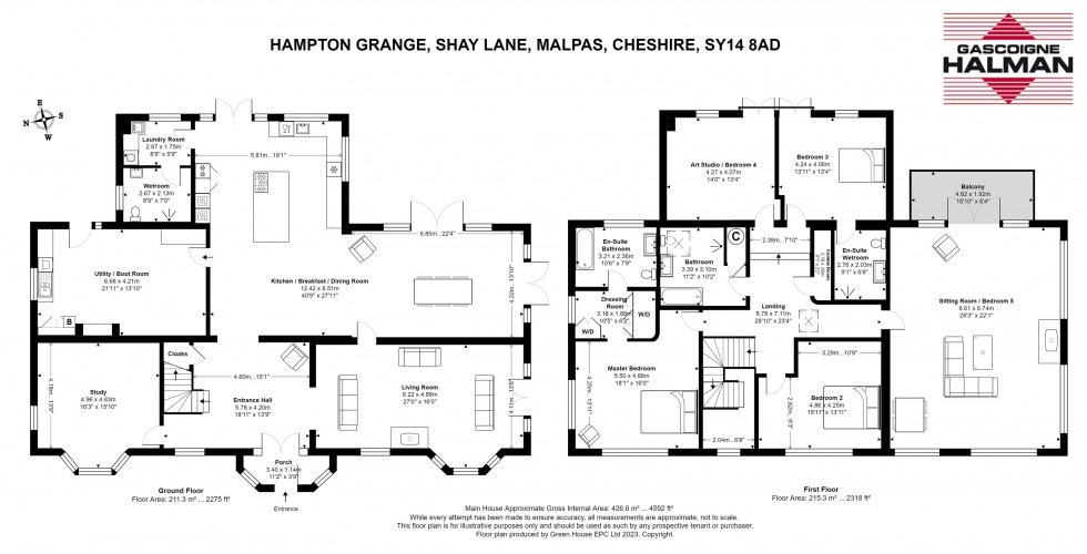 Floorplan for Shay Lane, Hampton, Malpas