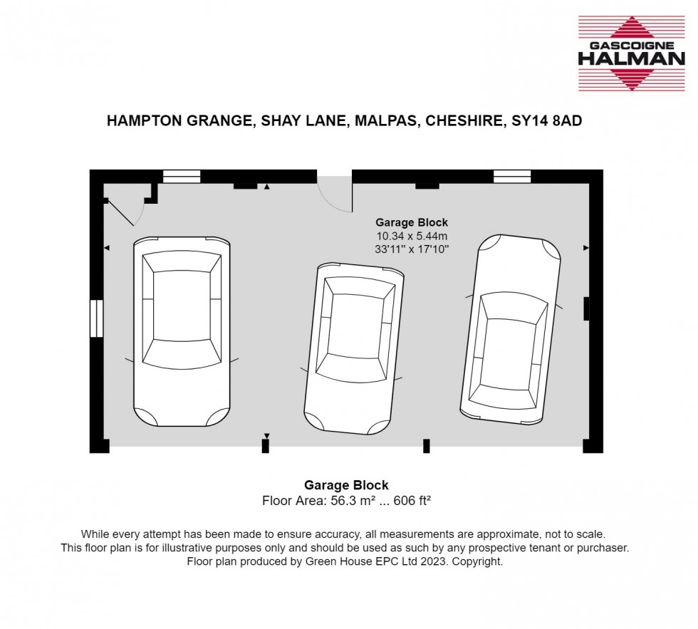 Floorplan for Shay Lane, Hampton, Malpas