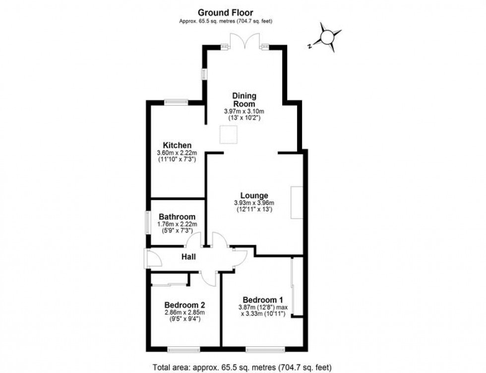 Floorplan for Cedar Avenue, Sutton Weaver, Runcorn