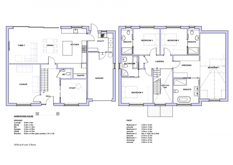 Floorplan for Farm Road, Oakmere