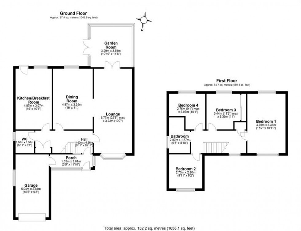 Floorplan for Fairways, Frodsham