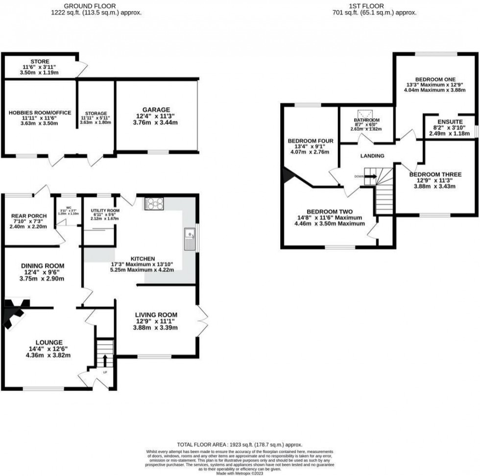 Floorplan for Wrexham Road, Ridley, Tarporley