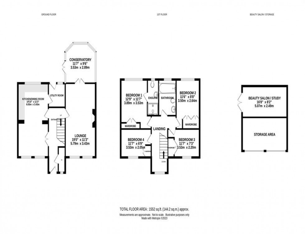 Floorplan for Haydock Close, Macclesfield