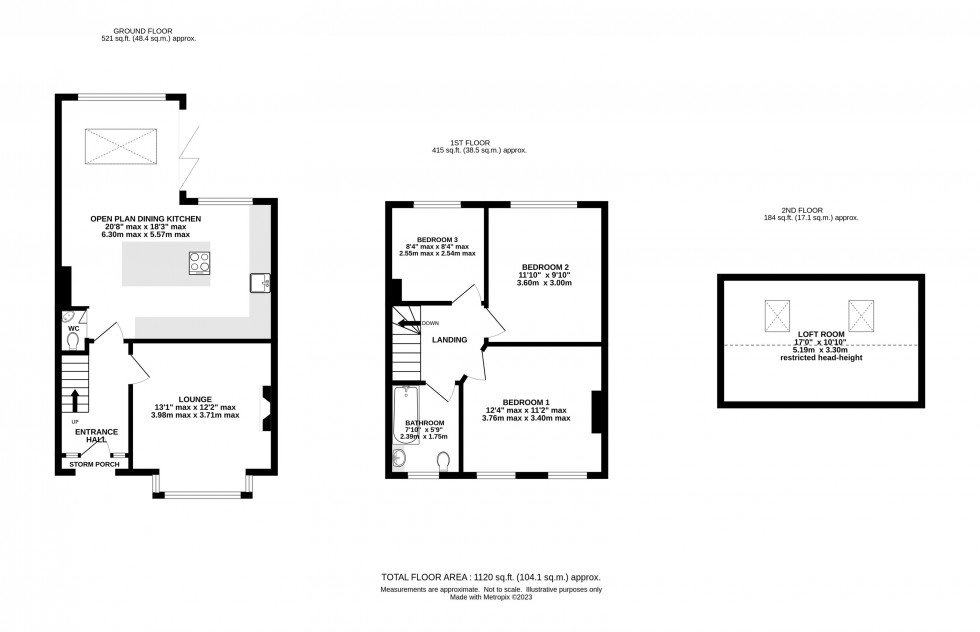 Floorplan for Grove Lane, Hale, Altrincham