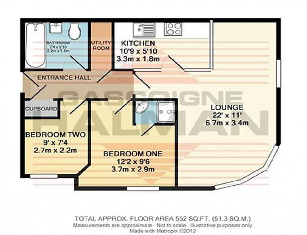 Floorplan for Central Road, Manchester