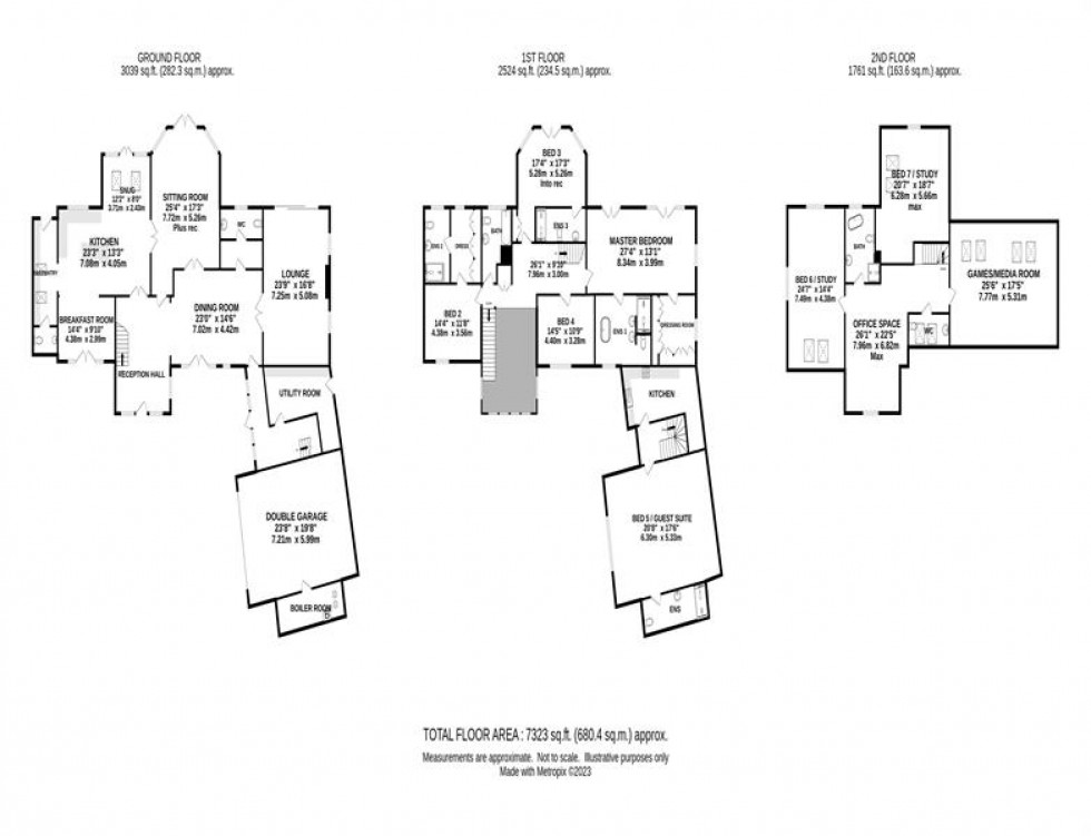 Floorplan for Carrwood, Hale Barns, Altrincham