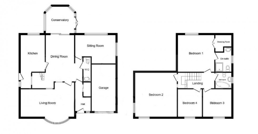 Floorplan for Broom Crescent, Tarvin, Chester