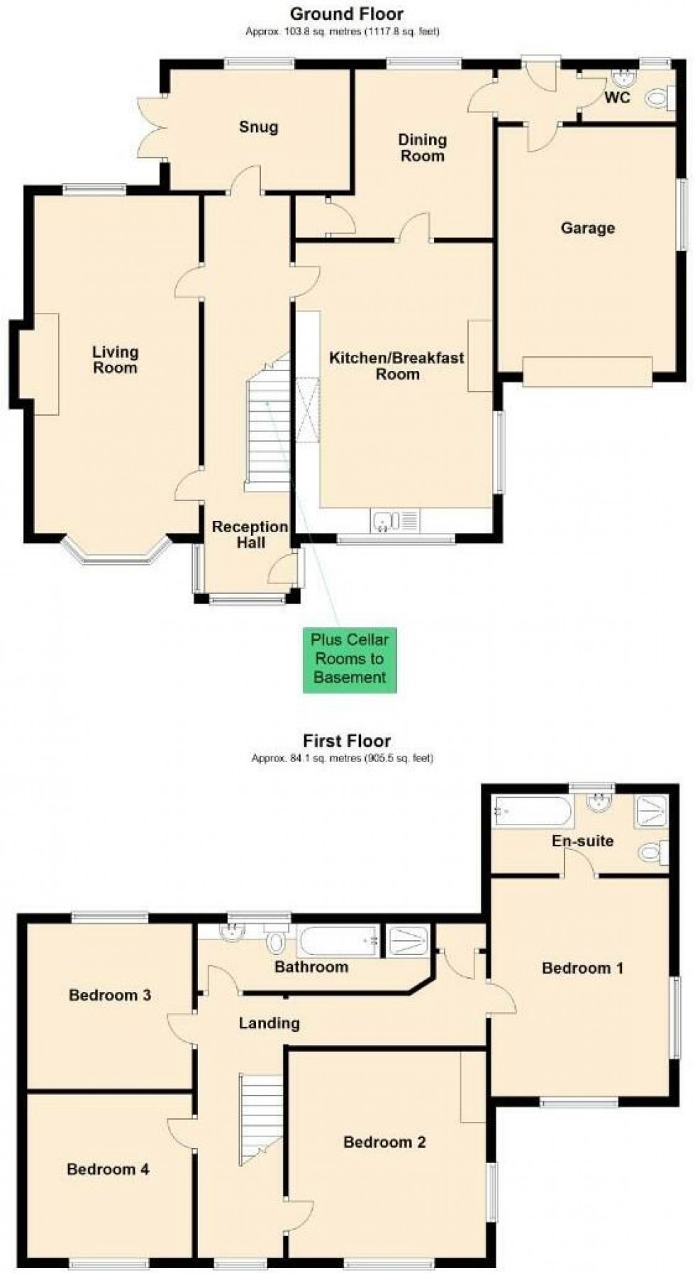 Floorplan for Chester Road, Kelsall