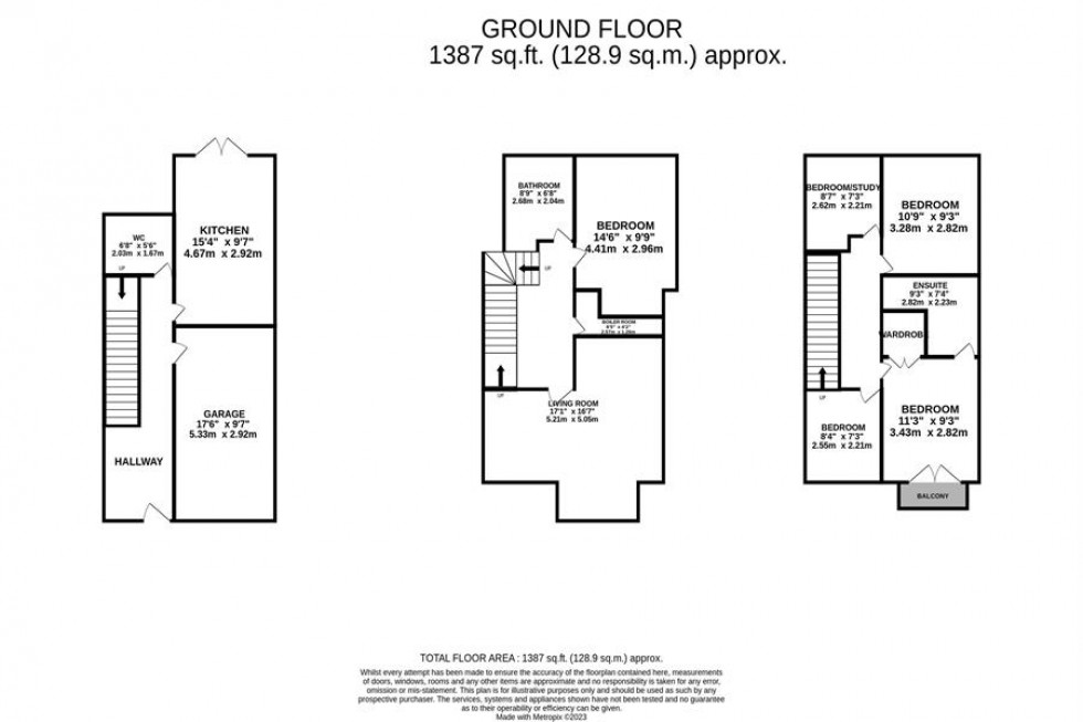 Floorplan for Poppy Road, Wilmslow