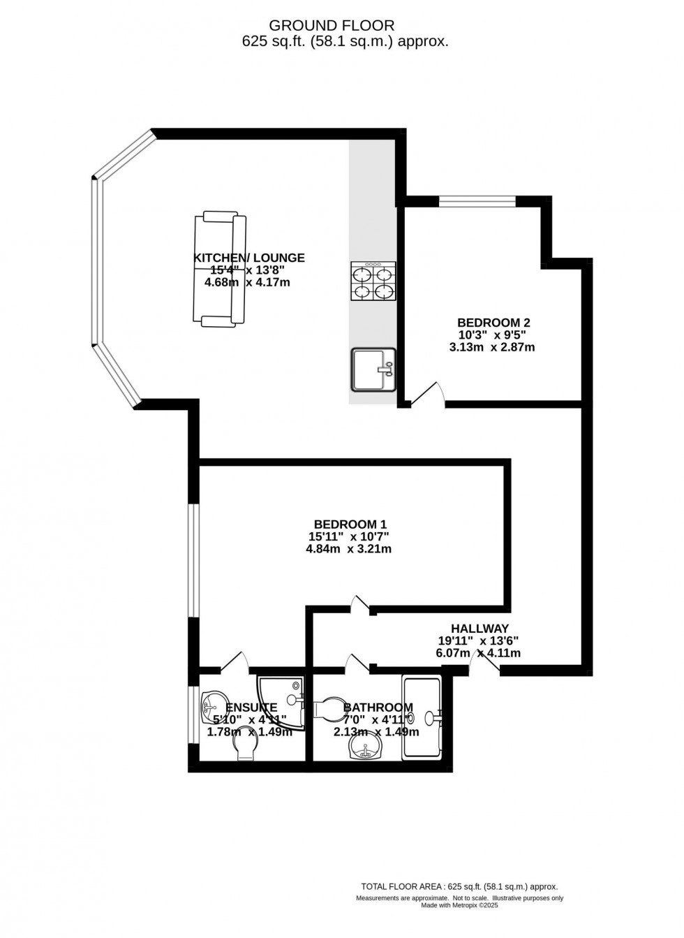 Floorplan for Ballbrook Avenue, Manchester