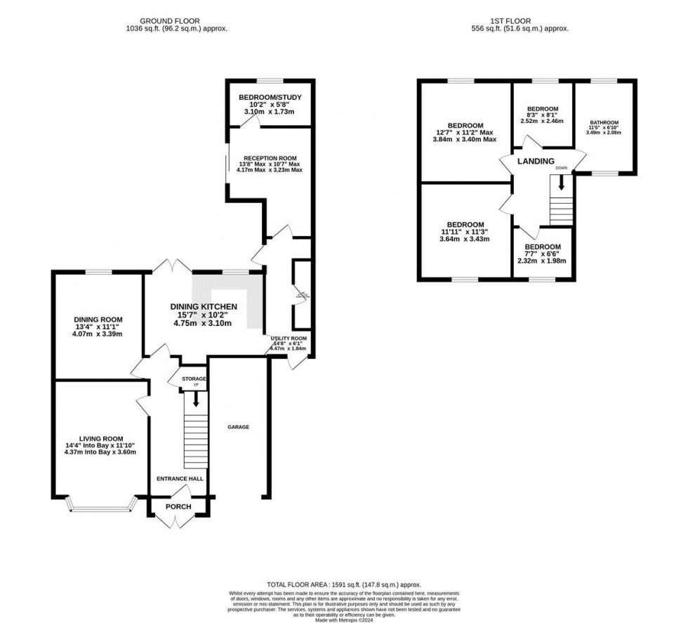 Floorplan for Oak Grove, Poynton