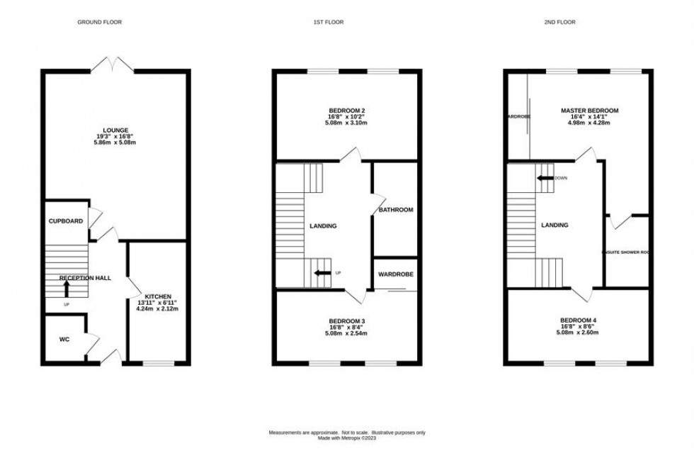 Floorplan for Drillfield Road, Northwich