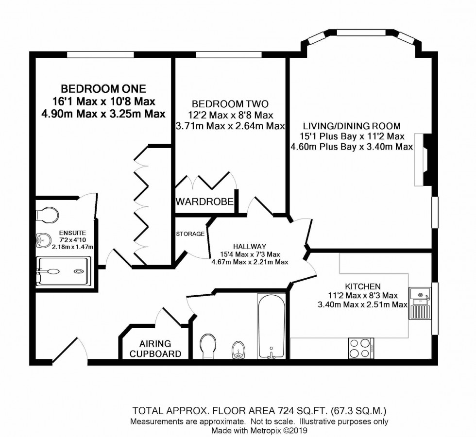 Floorplan for Coppice Court, Heald Green