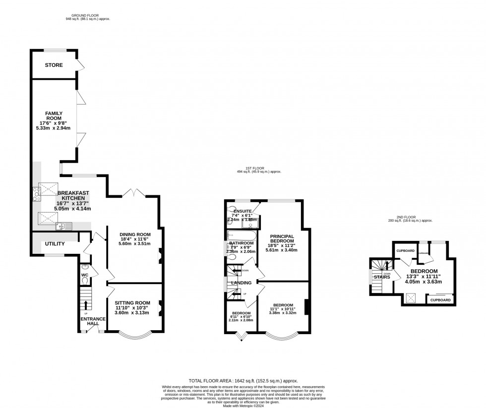 Floorplan for Welton Drive, Wilmslow