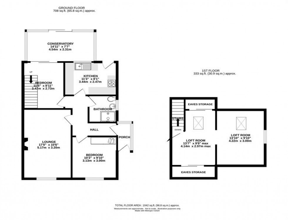 Floorplan for Nearwell Close, Chapel-En-Le-Frith, High Peak