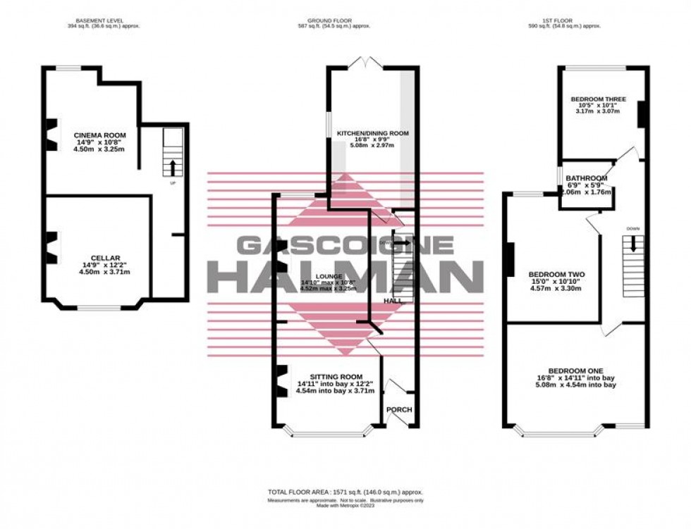 Floorplan for Kennerley Road, Stockport