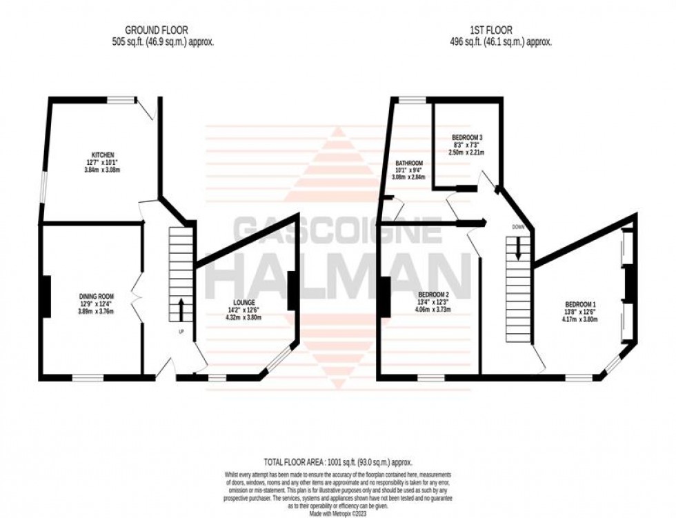 Floorplan for Dumber Lane, Sale