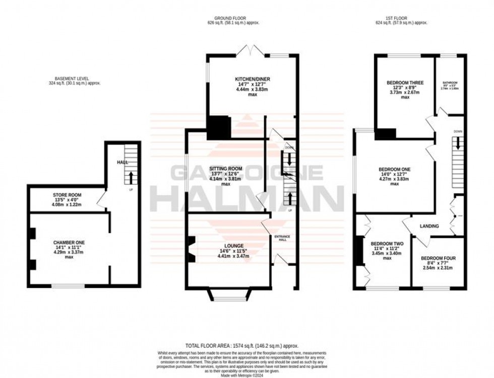 Floorplan for Braddan Avenue, Sale