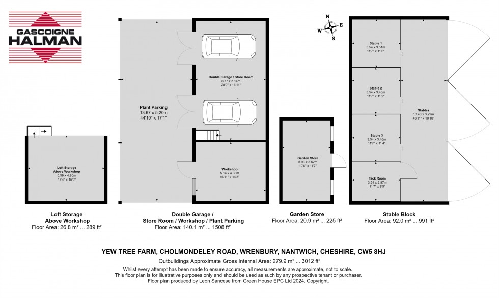 Floorplan for Cholmondeley Road, Wrenbury, Nantwich