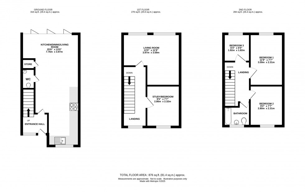 Floorplan for Church Mews, Bollington, Macclesfield