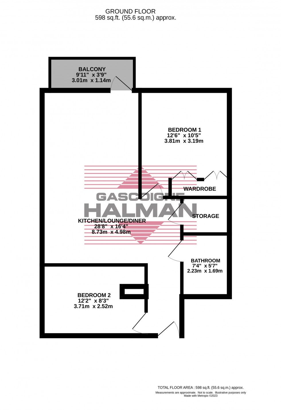 Floorplan for Hope Square, Altrincham