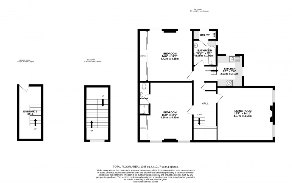 Floorplan for Alderley Road, Wilmslow