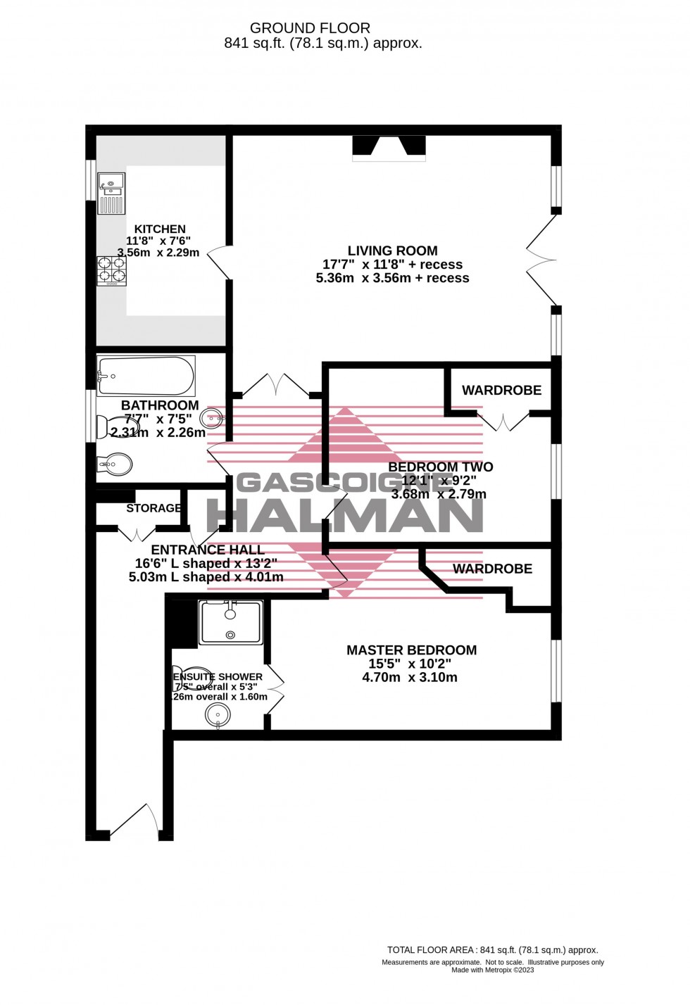 Floorplan for Bramhall Lane South, Bramhall, Stockport