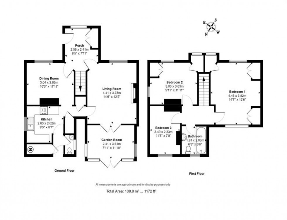 Floorplan for Crescent Drive, Helsby, Frodsham