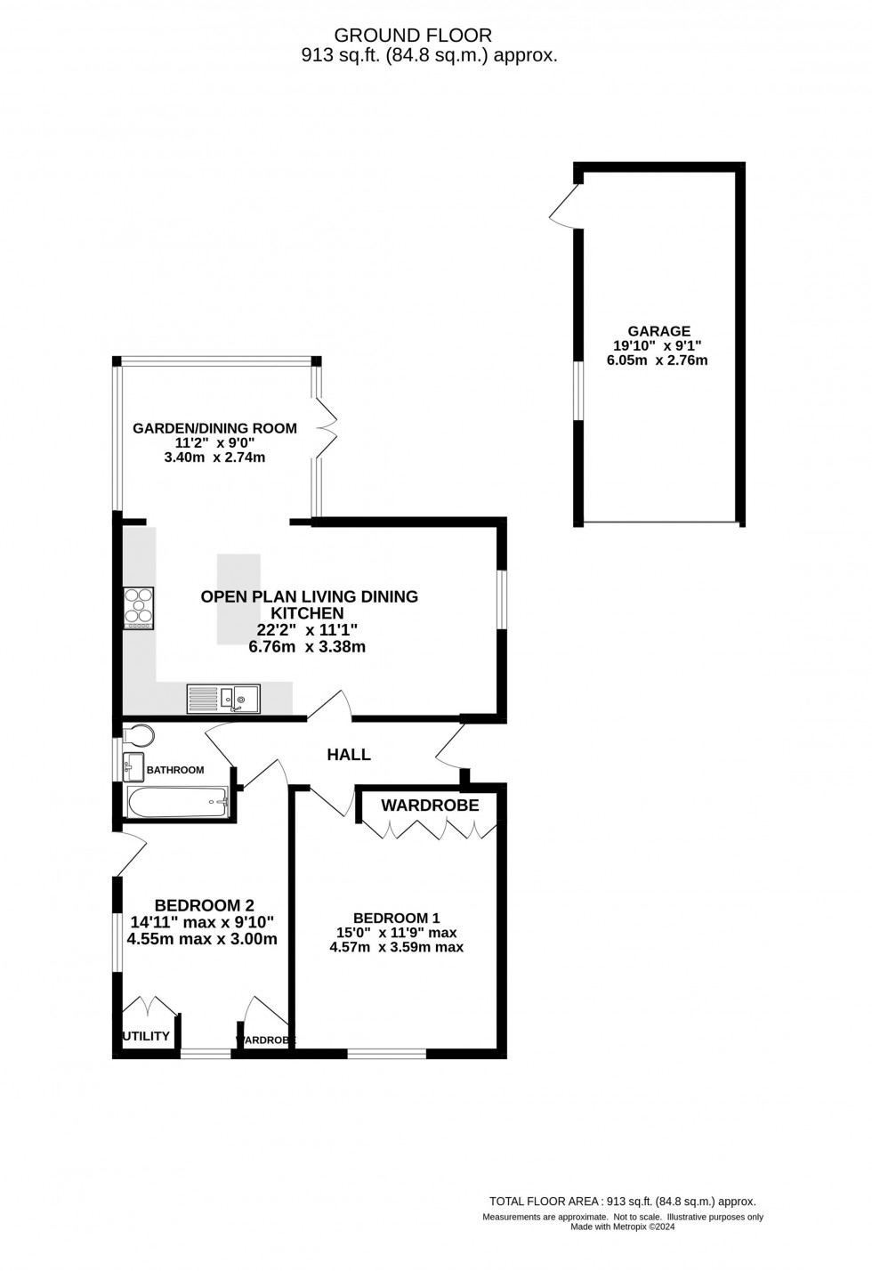 Floorplan for Alumbrook Avenue, Holmes Chapel