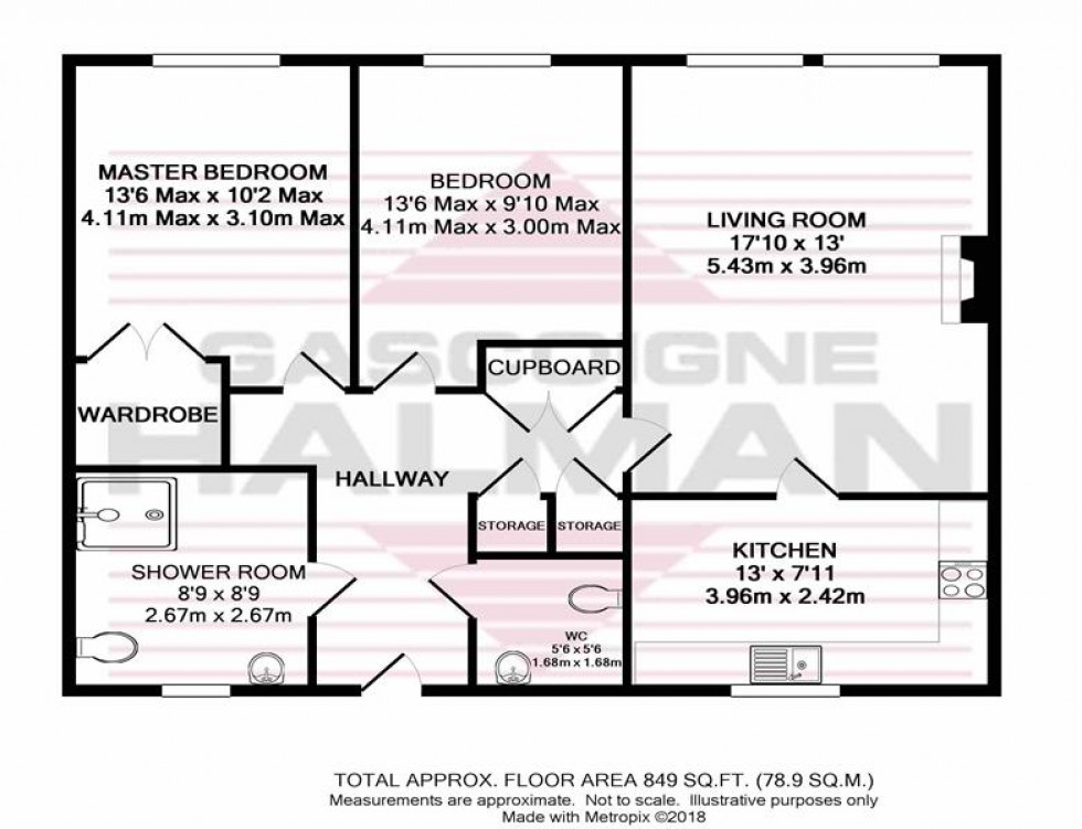 Floorplan for Church Street, Wilmslow