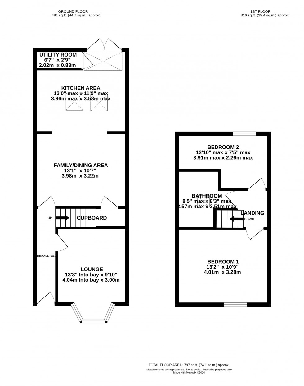 Floorplan for Heyes Lane, Alderley Edge