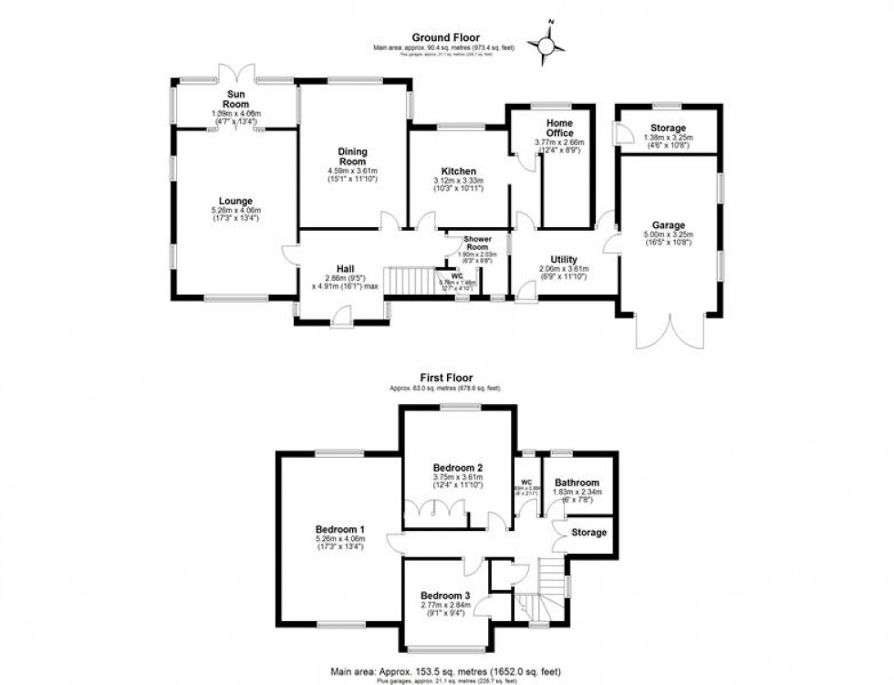 Floorplan for Howey Lane, Frodsham