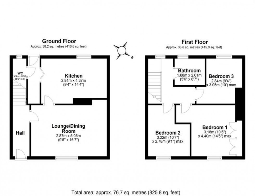 Floorplan for Britannia Gardens, Helsby, Frodsham