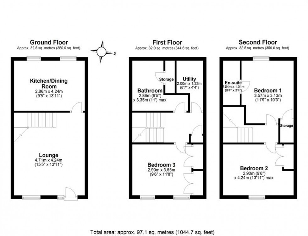 Floorplan for Manor Farm Court, Langdale Way, Frodsham