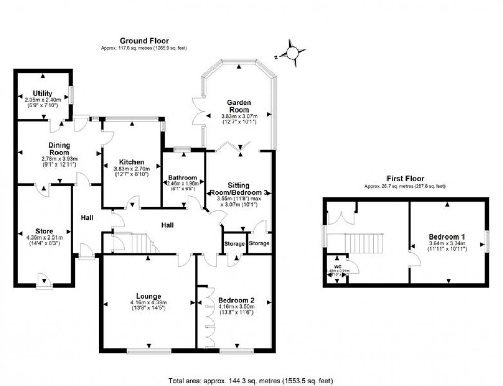 Floorplan for Beech Road, Sutton Weaver, Runcorn