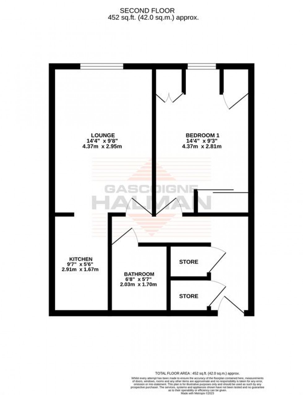 Floorplan for Alma Road, Sale