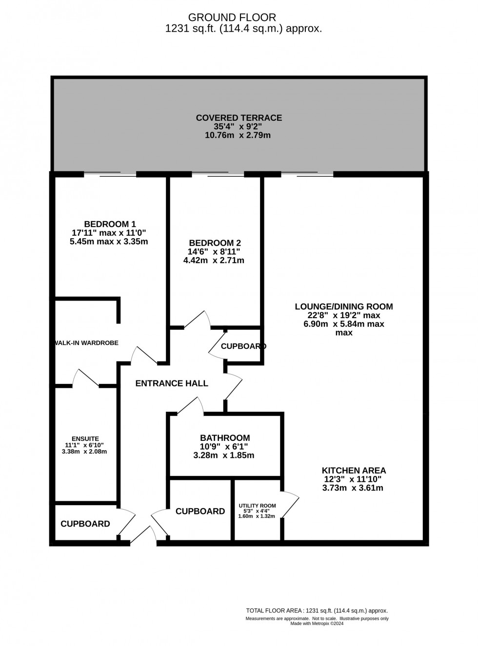 Floorplan for Water Garden, Alderley Park, Congleton Road, Nether Alderley