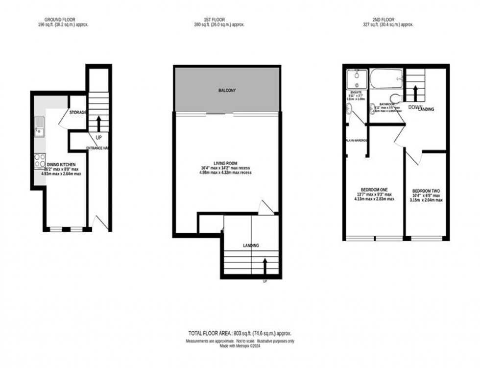 Floorplan for Woodfield Road, Altrincham