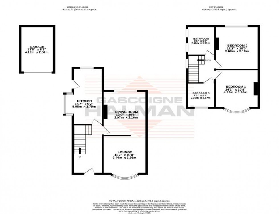 Floorplan for Manley Road, Sale