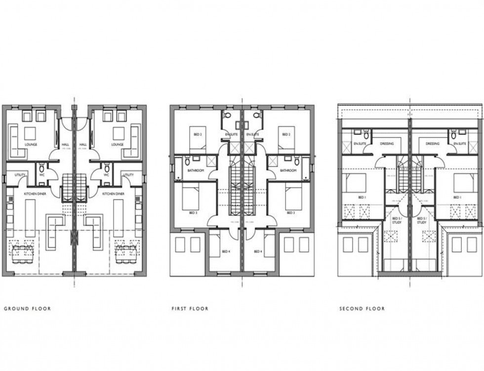 Floorplan for Lindow Villa, The Villa's, Cheadle Hulme