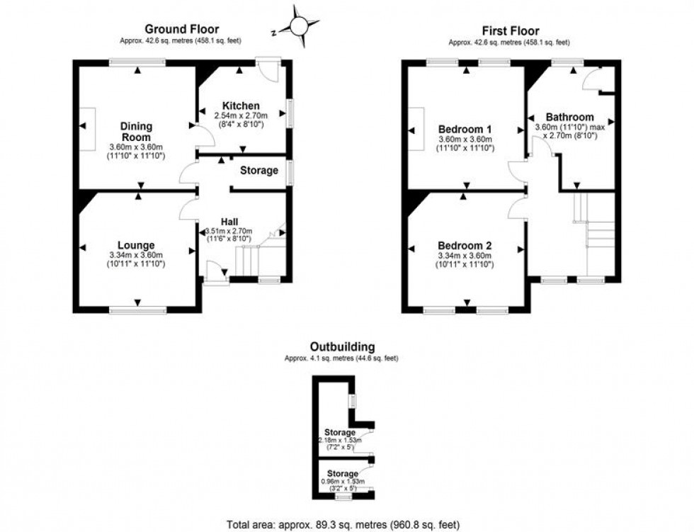 Floorplan for Carriage Drive, Frodsham