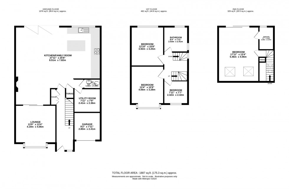 Floorplan for Longhurst Lane, Mellor