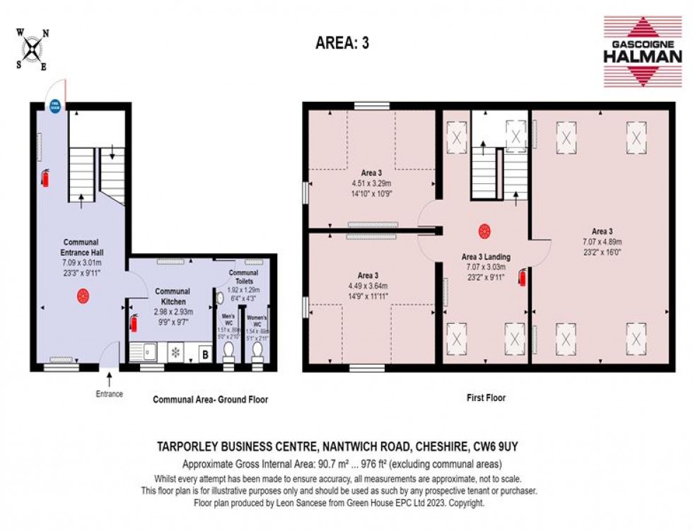 Floorplan for Tarporley Business Centre, Nantwich Road, Tarporley