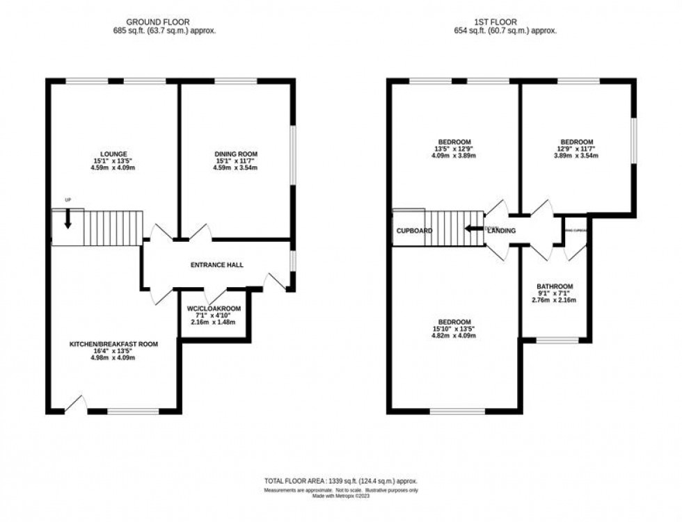 Floorplan for Grove Lane, Cheadle Hulme, Cheadle