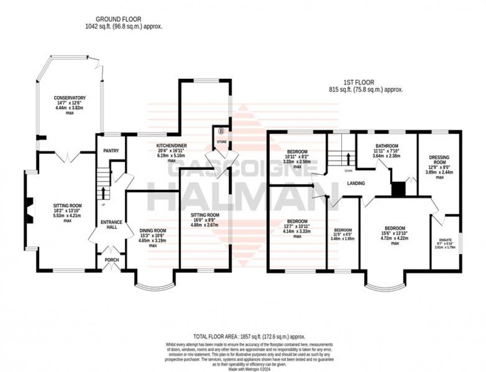 Floorplan for Beeston Road, Sale