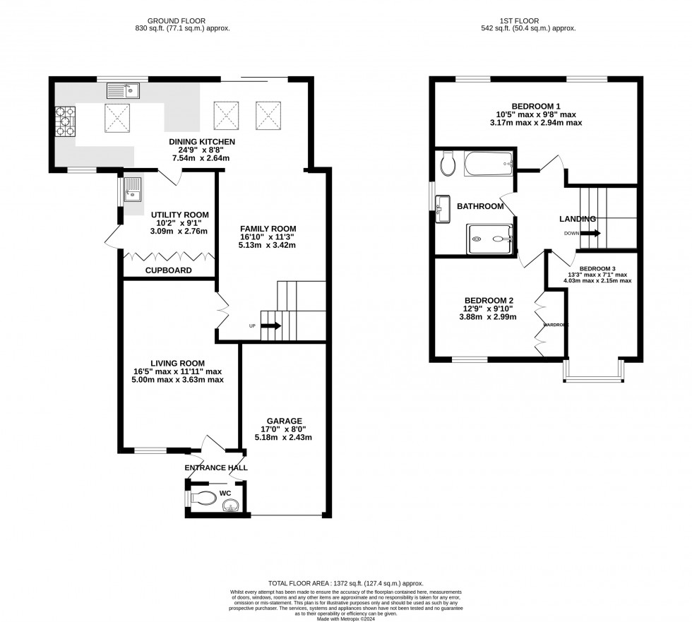 Floorplan for Fieldhead Road, Wilmslow